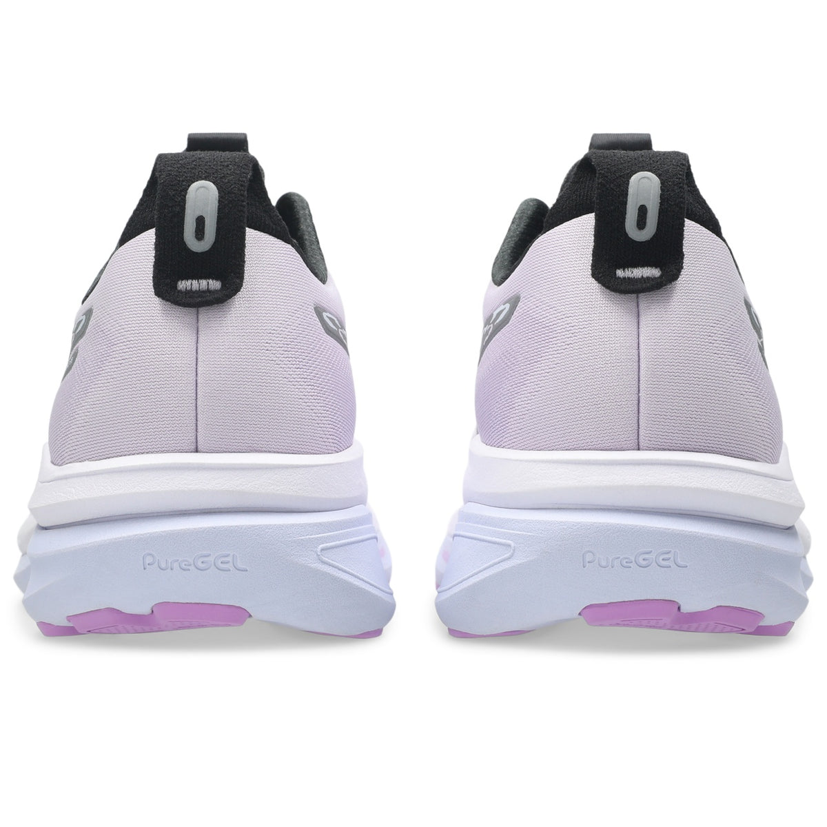 Asics Gel-Kayano 33 LITE-SHOW (W) in Lite Show/Lavender Glow, heel