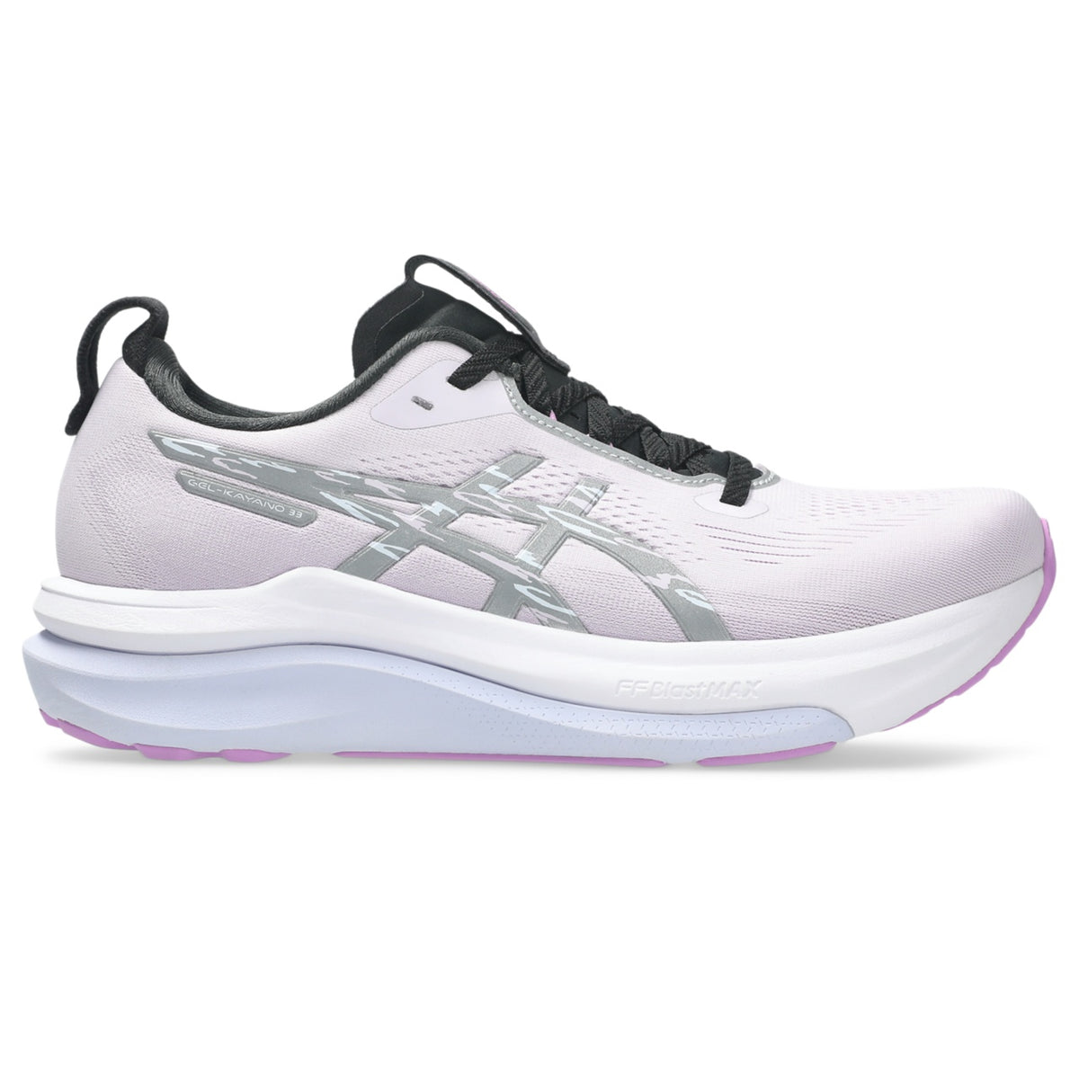 Asics Gel-Kayano 33 LITE-SHOW (W) in Lite Show/Lavender Glow, side view