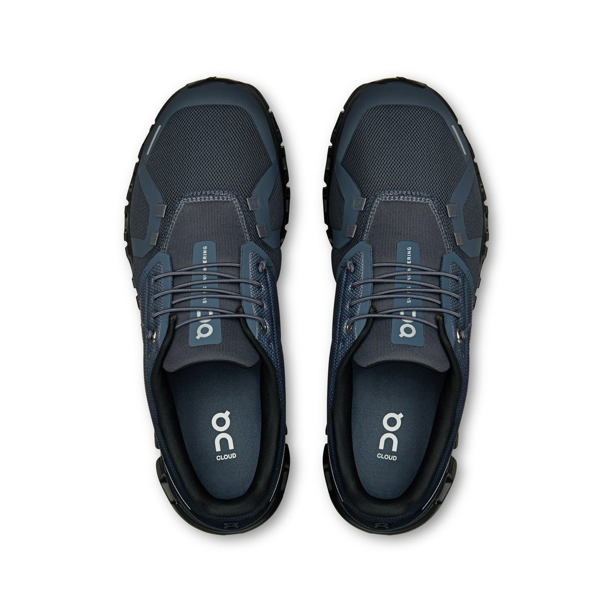 On Cloud 6 men's shoe in Navy/Black, top view of the pair