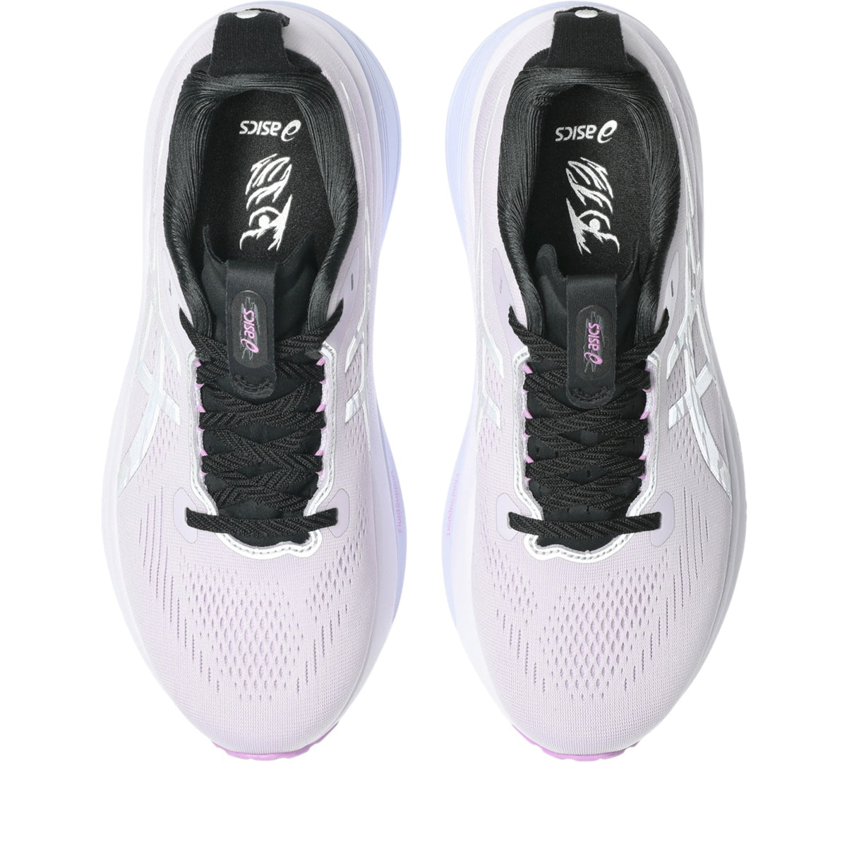 Asics Gel-Kayano 33 LITE-SHOW (W) in Lite Show/Lavender Glow, top view