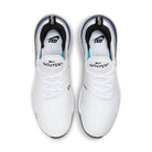 Nike Air Max 270 G golf shoe in White/Pure Platinum/Black, top view of the pair