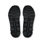 On Cloud 6 men's shoe in Navy/Black, outsole of the pair