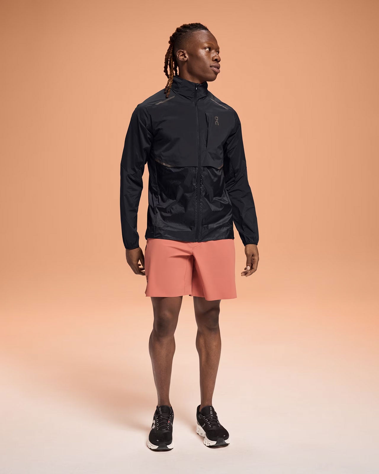 ATON　NIDOM WEATHER ZIP-UP JACKET　BLACK ATON NIDOM WEATHER ZIP-UP JACKET BLACK